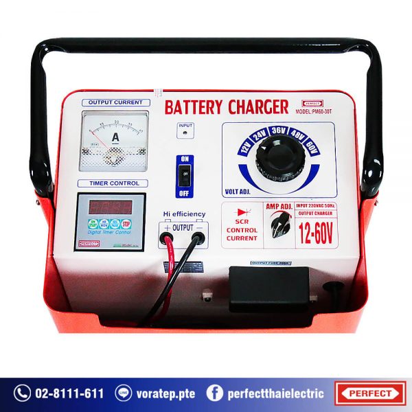 CONSTANT CURRENT BATTERY CHARGER pm60-30T-panel