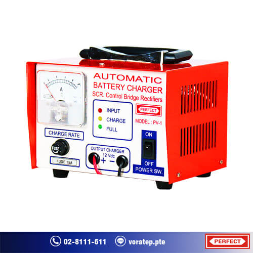 Automatic cutoff battery charger pv-1