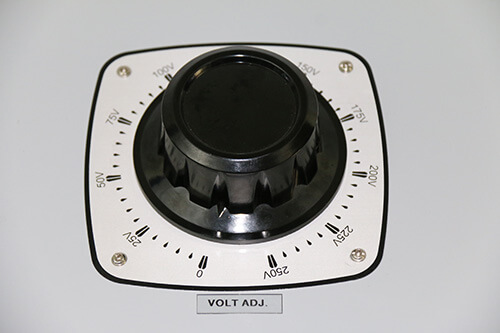 variac P250-16A adjust voltage