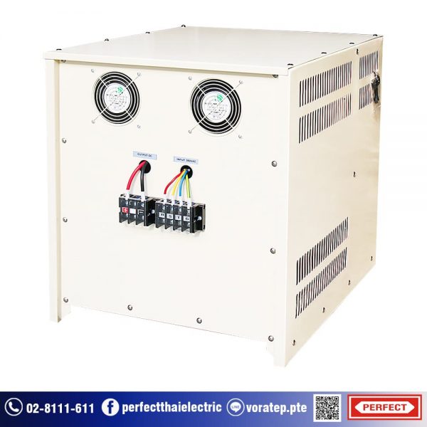 INDUSTRIAL CONSTANT CURRENT BATTERY CHARGER PSV-30 back side