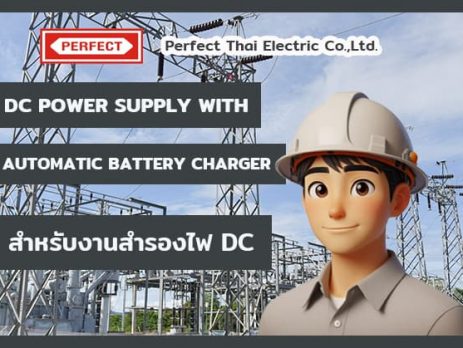 DC POWER SUPPLY WITH AUTOMATIC BATTERY CHARGER