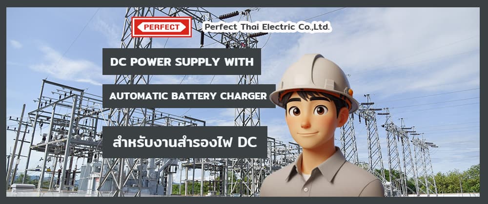 DC POWER SUPPLY WITH AUTOMATIC BATTERY CHARGER