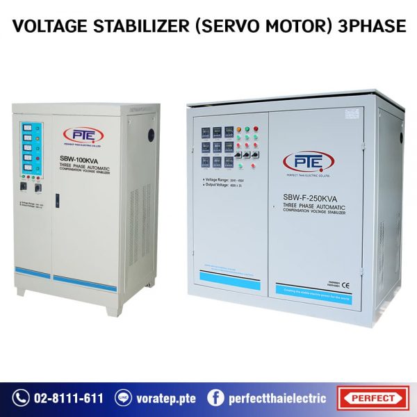 Stabilizer Servo motor 3P high kva