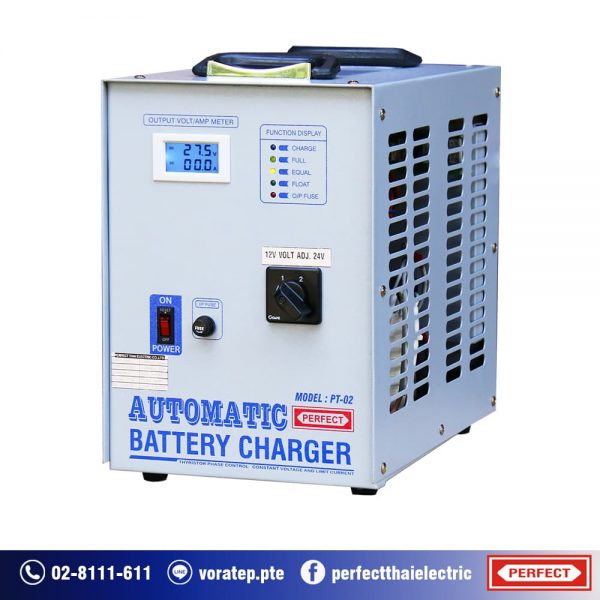 PT-02B 12-24V automatic standby battery charger
