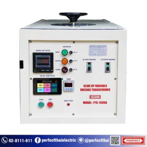 P15-1500A 0-15V 1500A Variac Testing copper wire and aluminuim wire (front view)