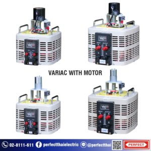 PERFECT Variable Transformer 1phase with AC MOTOR and DC MOTOR