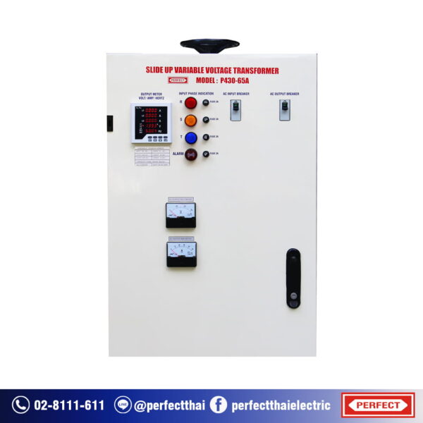 Front Panel P430-65A Variac AC/DC รุ่น Standard